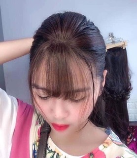 Tóc mái thưa đủ màu