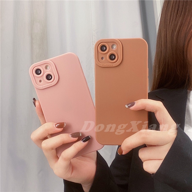 Ốp điện thoại màu nhám cho Ốp iPhone 6 7 Plus X XR XS Max 11 12 13Pro 12ProMax