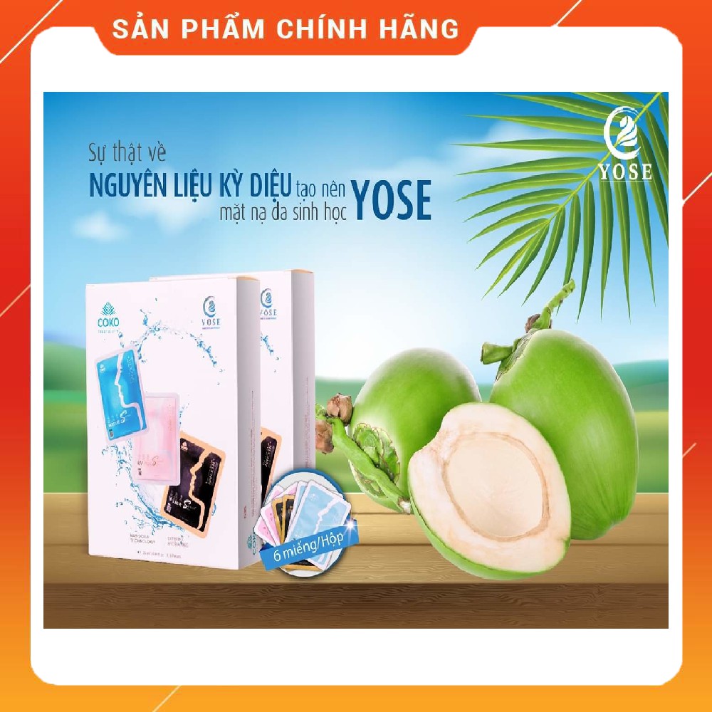 Mặt nạ dưỡng da sinh học từ dừa tươi Coco Yose