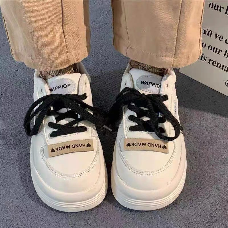 Giày Bánh Mì Nữ Độn Đế Màu Nâu 3 Sọc Mẫu Mới Cực Xinh Đi Học Đi Chơi A6 - ℂ𝔸𝕄𝕊𝕋𝕆ℝ𝔼