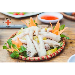 Chân gà muối ớt làng an, chân gà cay gói 200gram siêu ngon giá rẻ