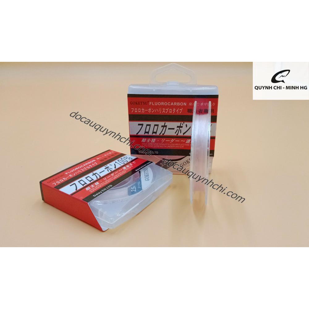 CƯỚC GOKETSU FLUOROCARBON [ĐỒ CÂU QUỲNH CHI - MINH HG]