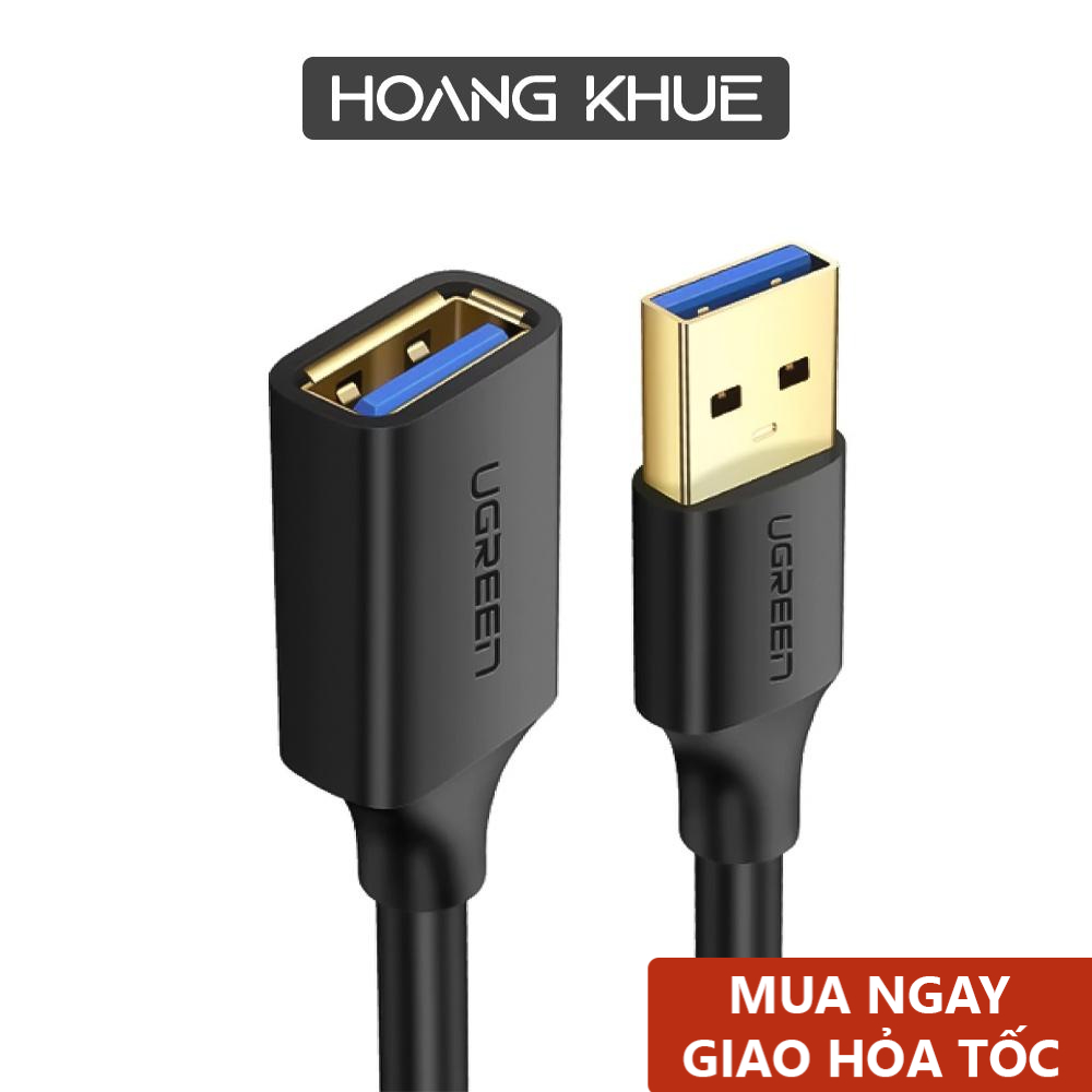 Dây nối dài USB 3.0 UGREEN mạ vàng dài từ 1m đến 3m US129