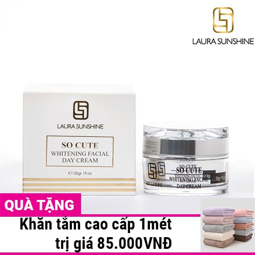 Kem dưỡng ẩm trắng da ban ngày Laura Sunshine So Cute Day Cream 30g