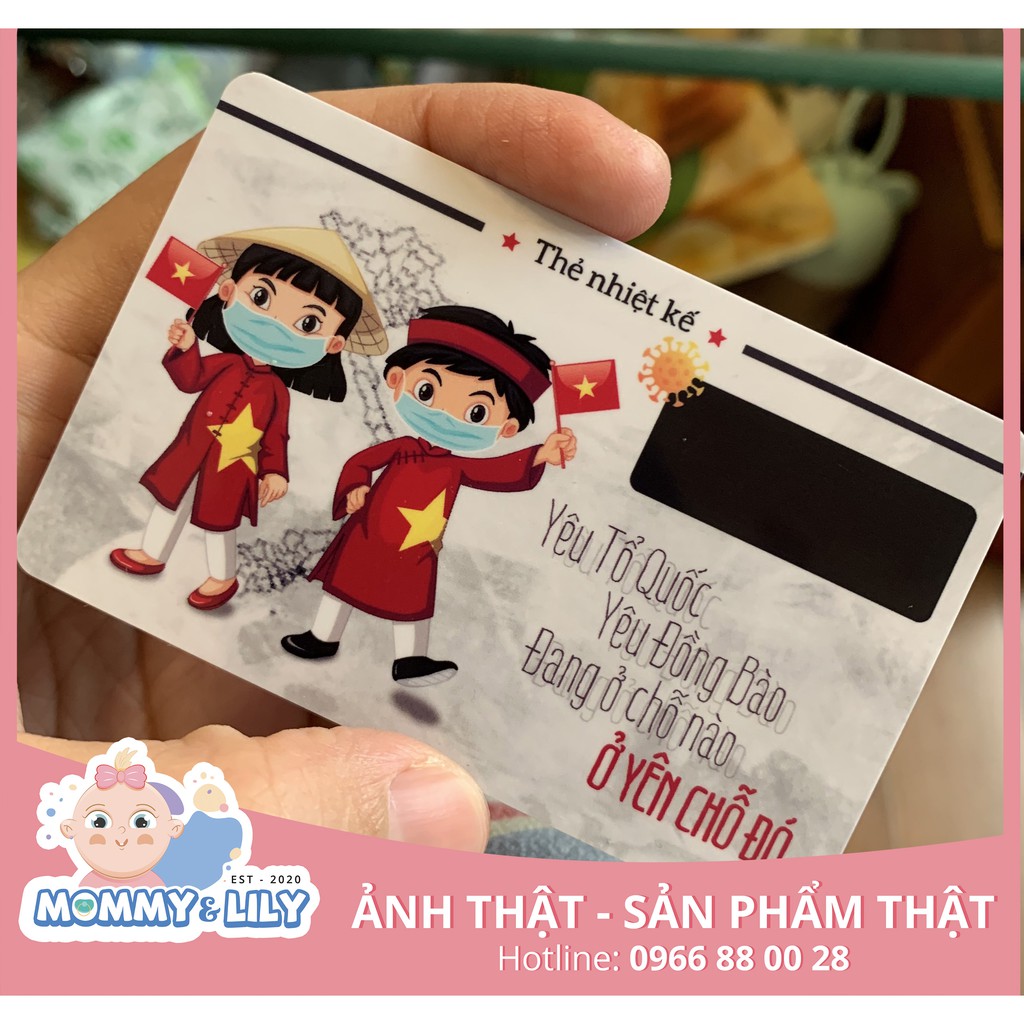 Thẻ nhiệt kế bỏ túi bảo vệ theo dõi thân nhiệt bản thân
