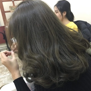 Thuốc nhuộm tóc màu rêu khói