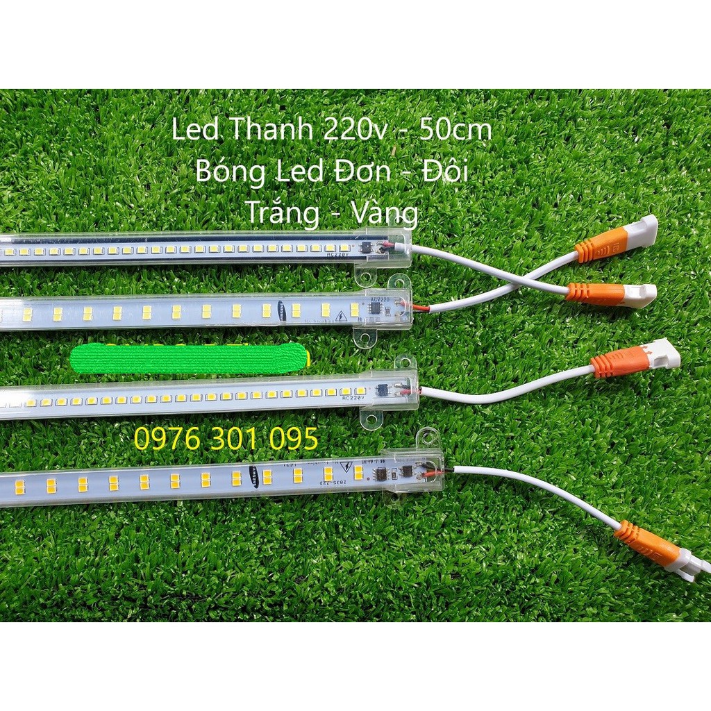 Đèn Led Thanh Điện 220V dài 50cm kín nước - siêu sáng