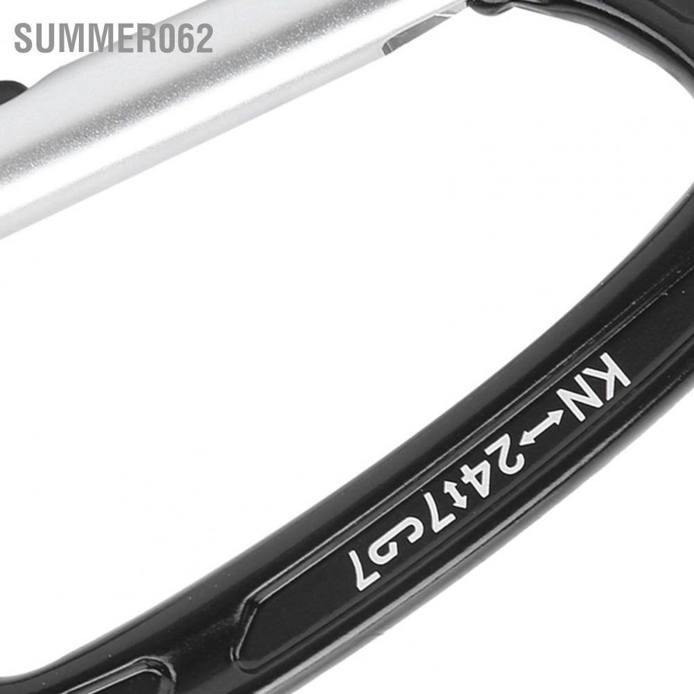 Summer062 Carabiner Clip High Strength Good Flexibility Light Weight 24KN Tension Rock Climbing Tools for Cave Diving