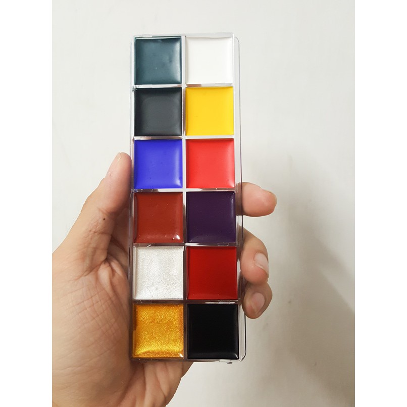 (hàng Mới Về) Bảng Màu Vẽ Cơ Thể 12 Màu Sắc | BigBuy360 - bigbuy360.vn