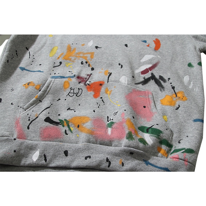 Hàng Bán Chạy Áo Hoodie Sweatshirt Dáng Rộng Tay Dài Thêu Họa Tiết Graffiti Gallery Dept Graffiti Dành Cho Nam Nữ