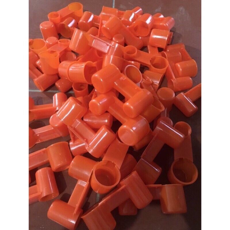 10 cái Máng, nú.t nắp chai cho gà, chim