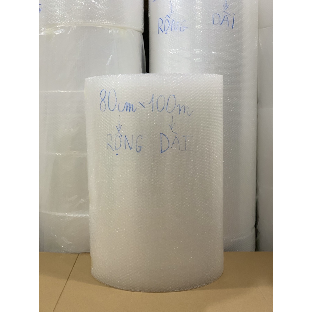 Cuộn Xốp Khí (80cmx100m) Giá Rẻ - Màng Xốp Hơi - Xốp Khí - Bóng Khí -  Gói Hàng - Đóng Bọc Hàng