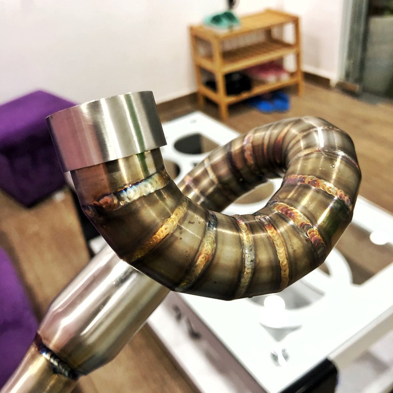 Cổ pô bầu hơi dream wave inox