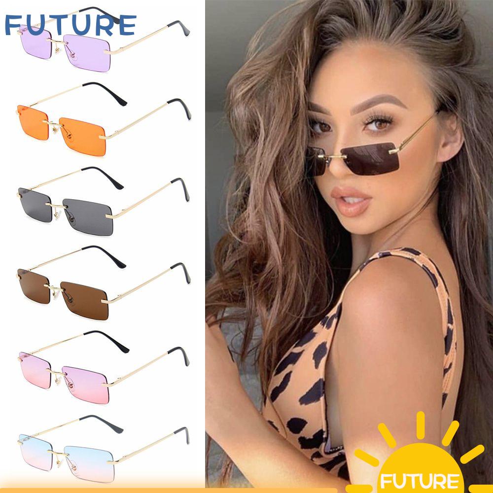 Kính Mát Hình Chữ Nhật Chống Tia UV400 Thời Trang Sang Trọng Cho Nữ 1