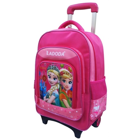 Ba lô kéo học sinh nữ BL10255 thương hiệu Ladoda