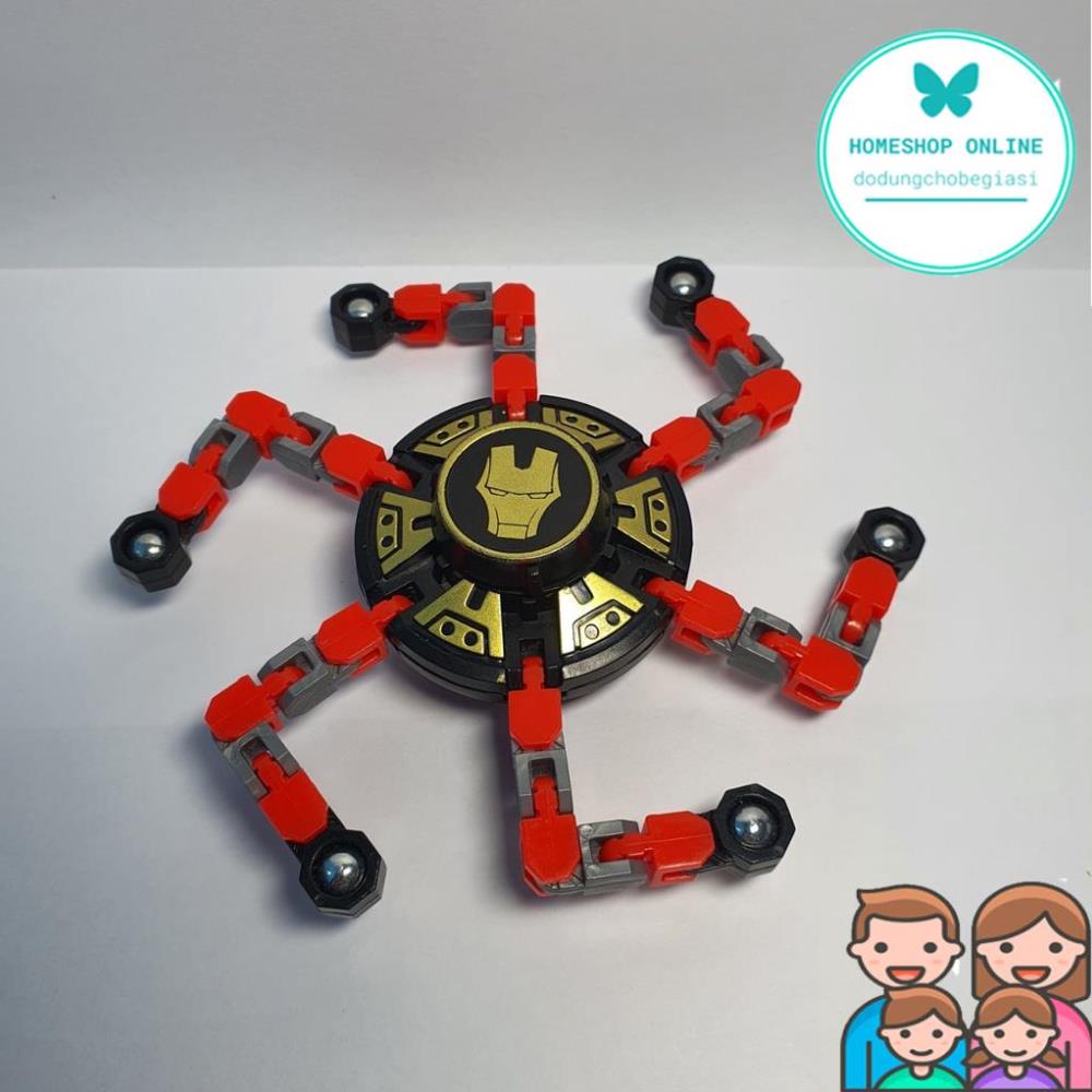 Con Quay Đồ Chơi Spinner Robot Biến Hình Gấp Ra Thu Nhỏ Thông Minh Cho Bé Fidget Spinner DIY Toy HOME SHOP ONLINE