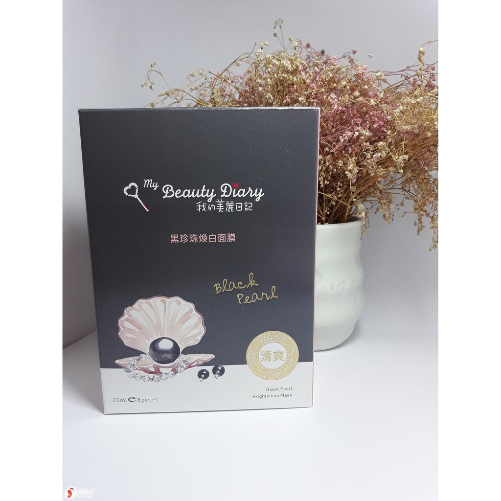 Mặt nạ ngọc trai đen tiếng anh 10 miếng – My Beauty Diary Black Pearl Mask 10 pcs/ box