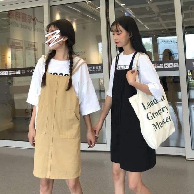 Yếm váy kaki