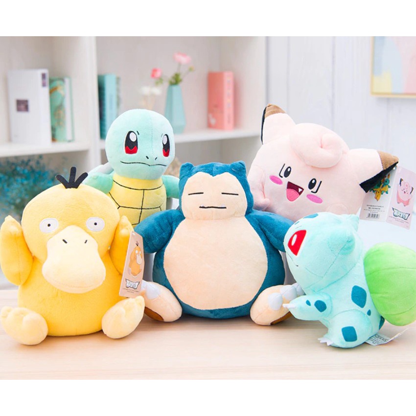 Gấu bông Pokêmon tuyển tập các Pokémon Gen I+ tặng 1 hình xăm dễ thương bất bỳ