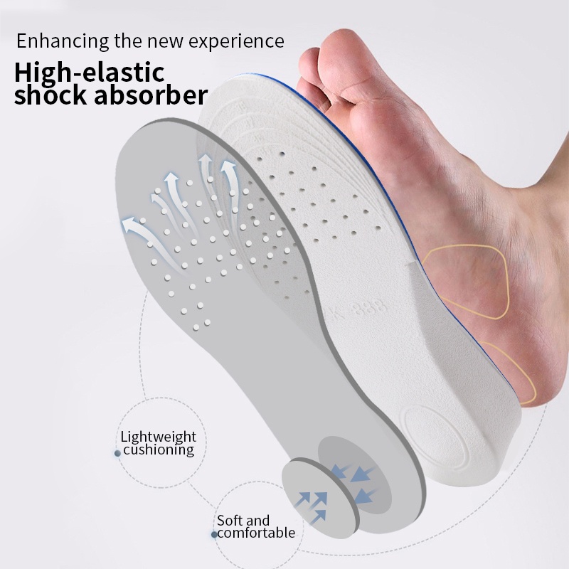 Hàng Có Sẵn! Ultra Đế Lót Giày Tăng Chiều Cao 1-3.5cm Bằng Polyester Siêu Mỏng Thoáng Khí Thoải Mái