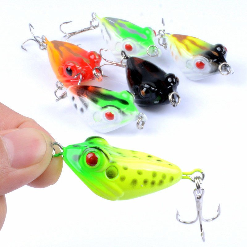 Mồi câu lure Ếch Mini nhiều màu sắc sinh động câu cá đa dạng mồi câu cá siêu nhậy mã M24