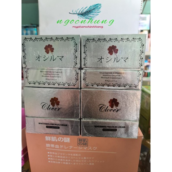 Kem Clover Cao Cấp trắng da, tái tạo 25g