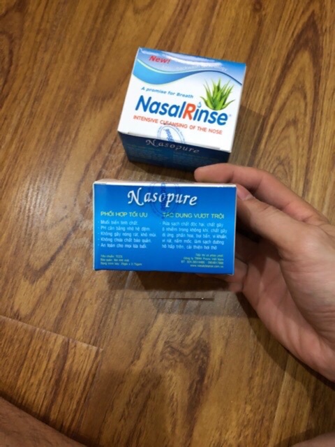 Muối Rửa Mũi NasalRinse hộp 25 gói