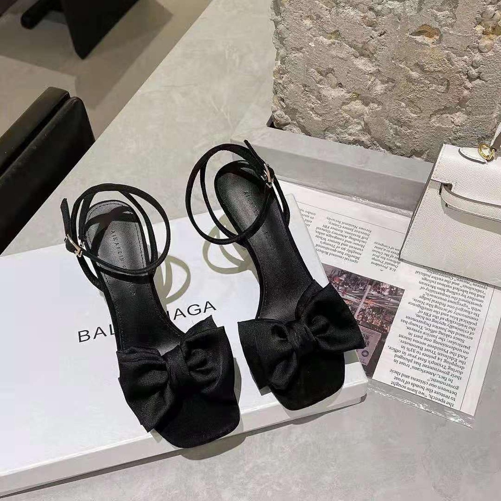 Sandal Cao Gót Thiết Kế Mới Màu Trắng Thời Trang Dành Cho Mùa Hè