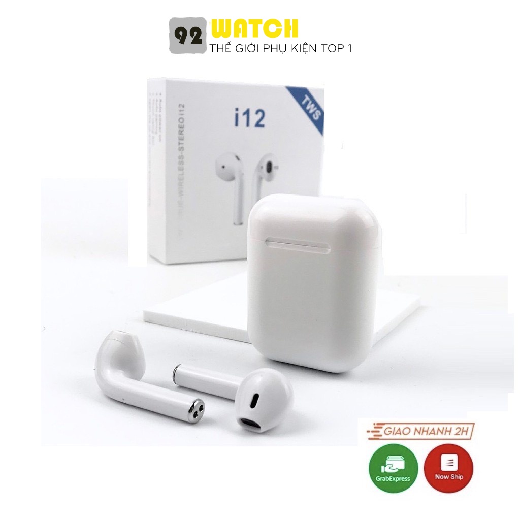 Tai nghe bluetooth không dây i12 TWS điều khiển cảm biến âm thanh cho Android iOS