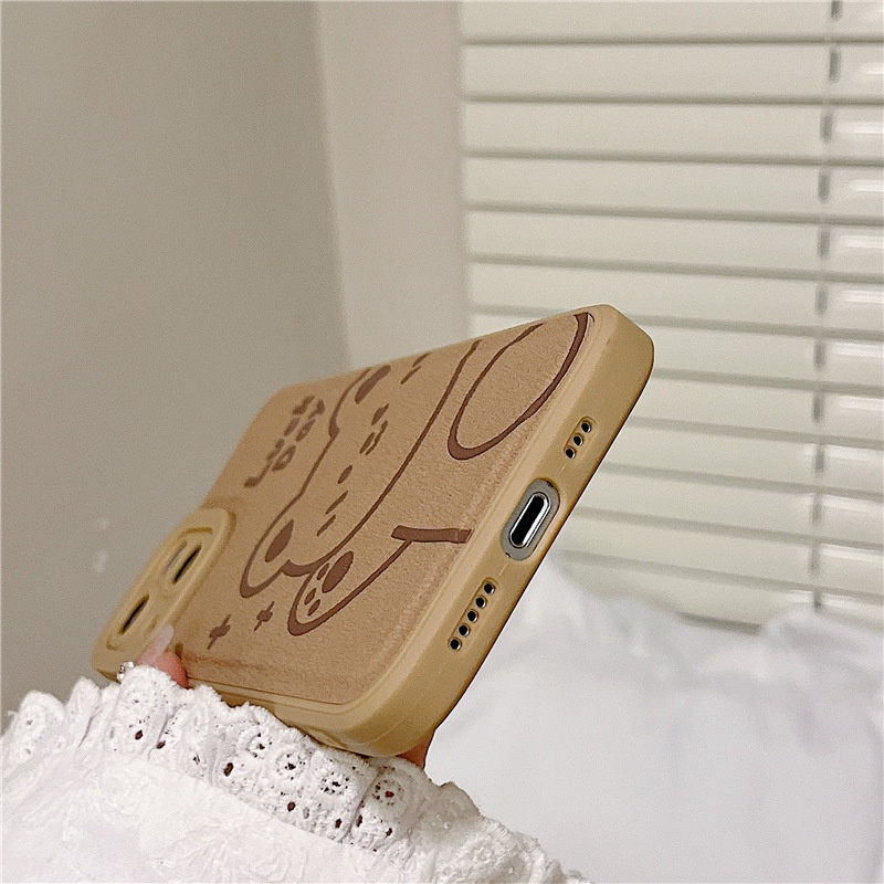 Ốp lưng iphone ốp Điện Thoại Da Trơn Chống Sốc In Hình Gấu Hoạt Hình Cho iPhone 14 13 12 11 PROMAX XS XR XSMAX SE2020 6 7 8PLUS