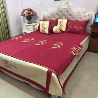 Bộ chăn ga gối Haviko Satin 7 món