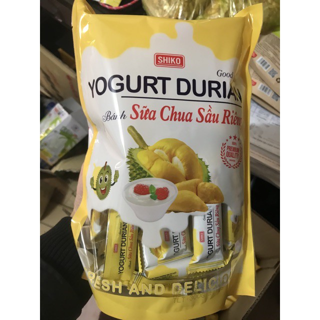 BÁNH SỮA CHUA SẦU RIÊNG SHIKO GÓI 300g