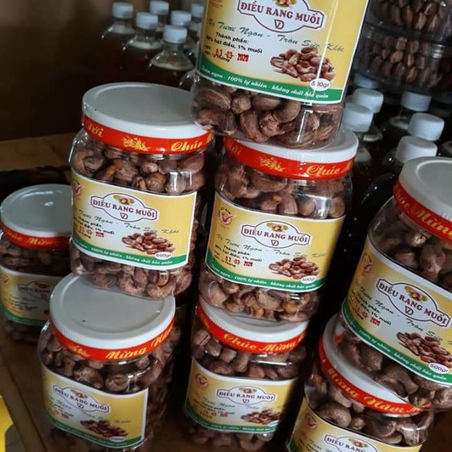500G HẠT ĐIỀU RANG MUỐI LOẠI A