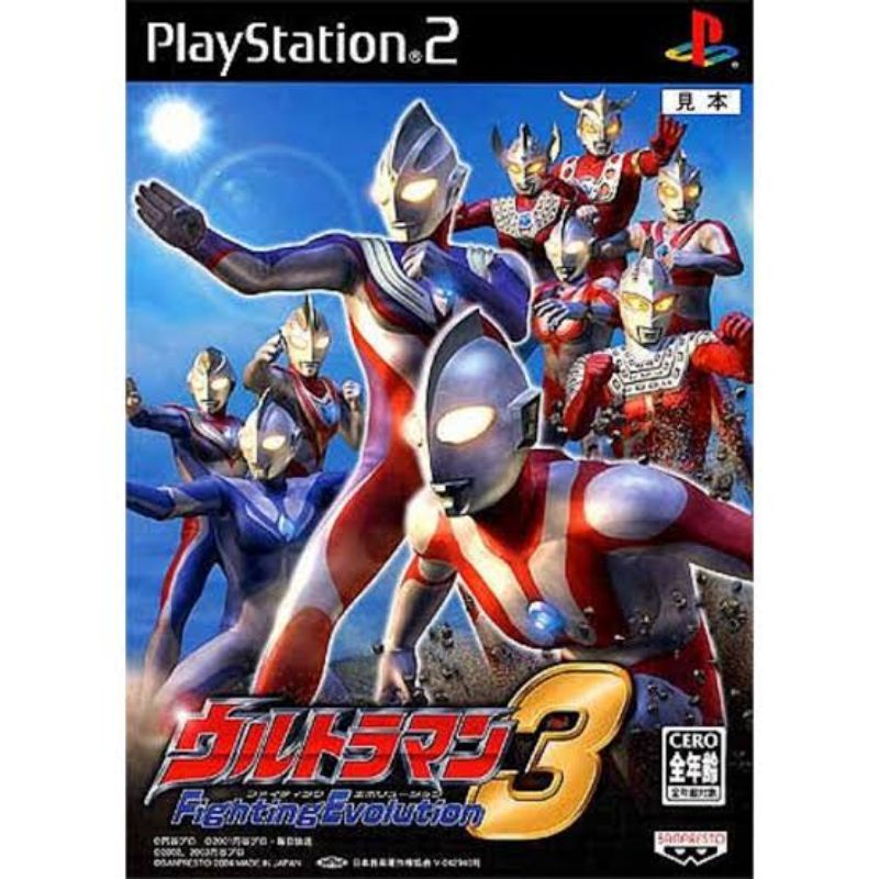 Ps2 Game Disc-Ultraman Fighting Evolution3 Giao hàng nhanh Tiền mặt có sẵn