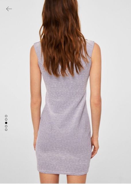 Đầm Fitted textured xuất dư xịn