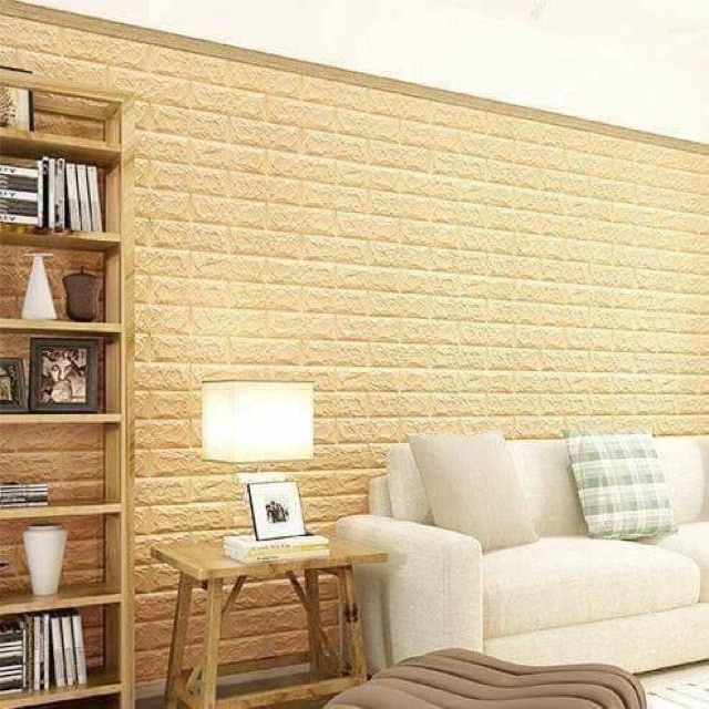 Xốp Dán Tường 3D Hoa Văn Cao Cấp Kt 70x70cm