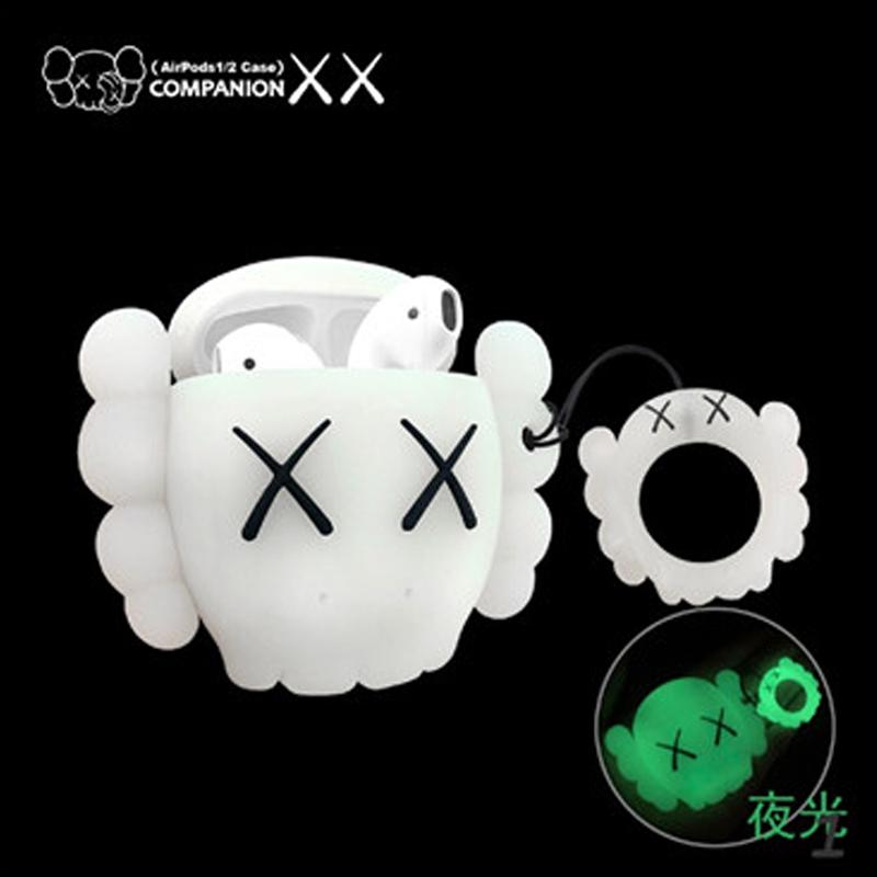 Vỏ Bọc Hộp Sạc Tai Nghe Airpods Hình Gấu Kaws Ngộ Nghĩnh