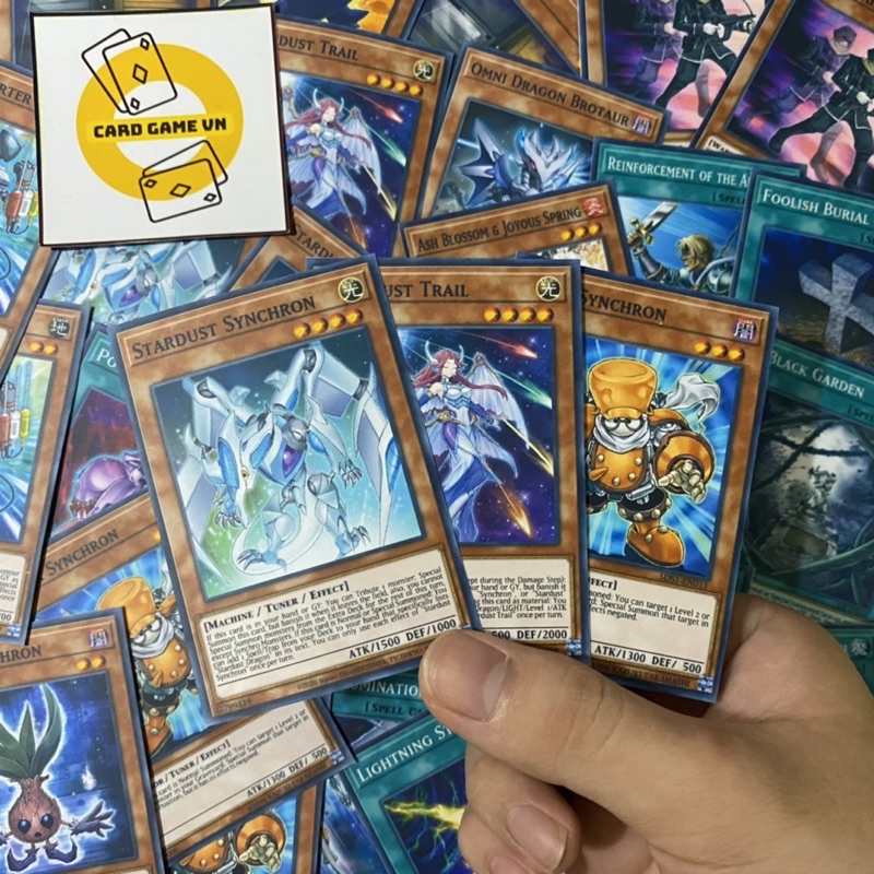 Bài YuGiOh - Bộ 54 lá bài Stardust Dragon Deck của Yusei Fudo - Card Game VN