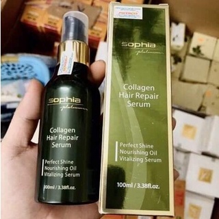 Tinh Dầu Phục Hồi Tóc Sophia Collagen Hair Repair Serum 100ml