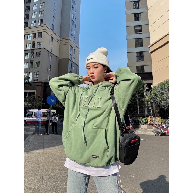 [Áo hoodie Insane®] U.S.I Hoodie Ver 2.0 - Ever Green | BigBuy360 - bigbuy360.vn