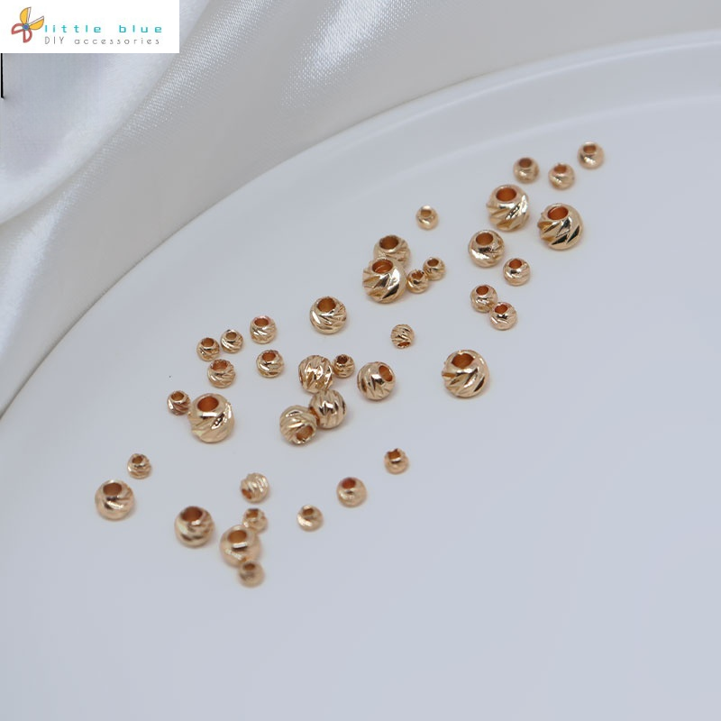 Chuỗi Hạt Bằng Đồng 14K Màu Sắc Dùng Làm Trang Sức diy