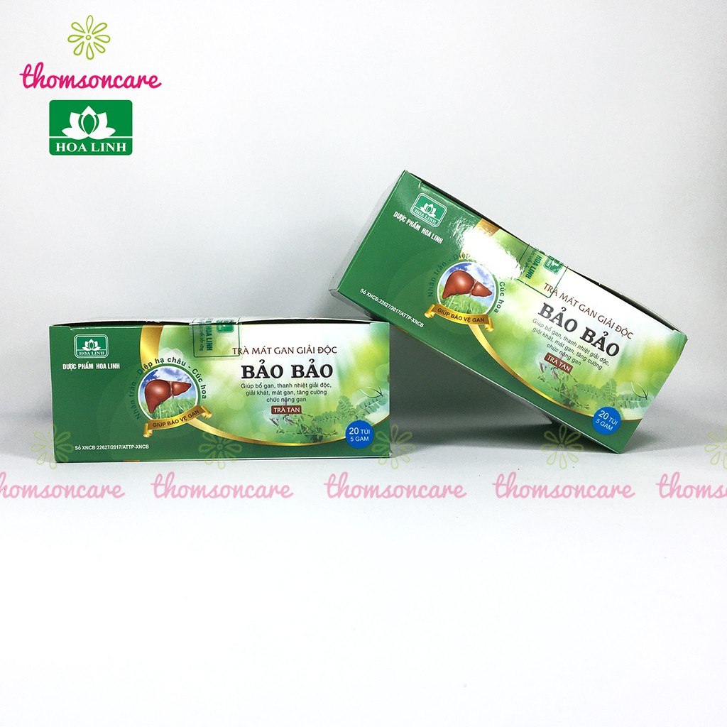 Trà Bảo bảo - hỗ trợ giải độc gan, thanh nhiệt, ngăn ngừa mụn nhọt từ diệp hạ châu, nhân trần, đẳng sâm