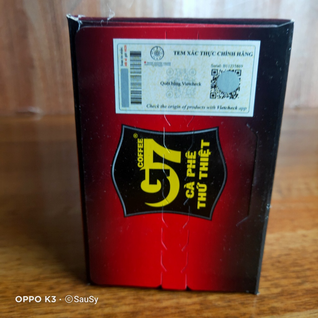 Cà Phê Sữa Hòa Tan G7 3in1 Trung Nguyên 18 gói x 16g
