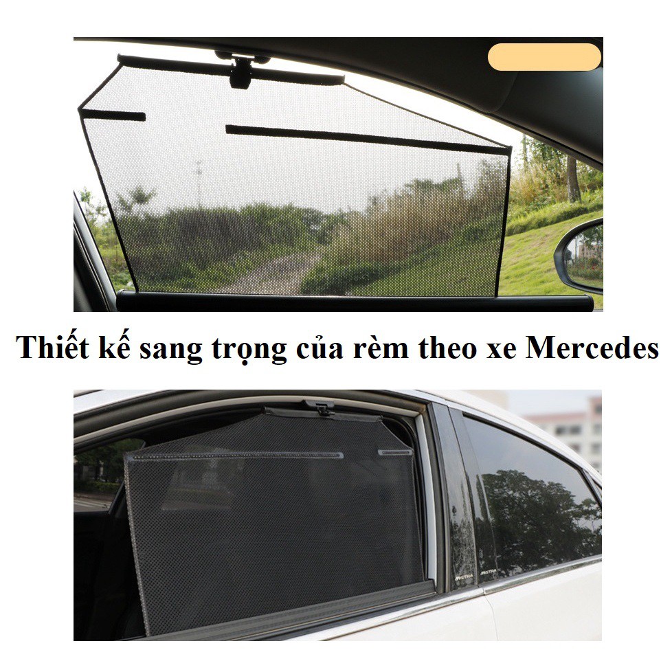 [Loại tốt nhất] [BẢO HÀNH 1 ĐỔI 1] Rèm che nắng ô tô - tặng kèm 1 viên nước rửa kính