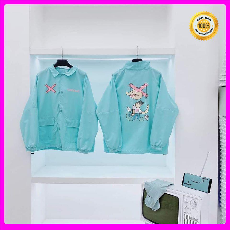 Áo khoác dù tuổi teen in hoạt hình Freesize Dưới 65Kg AK43 | BigBuy360 - bigbuy360.vn