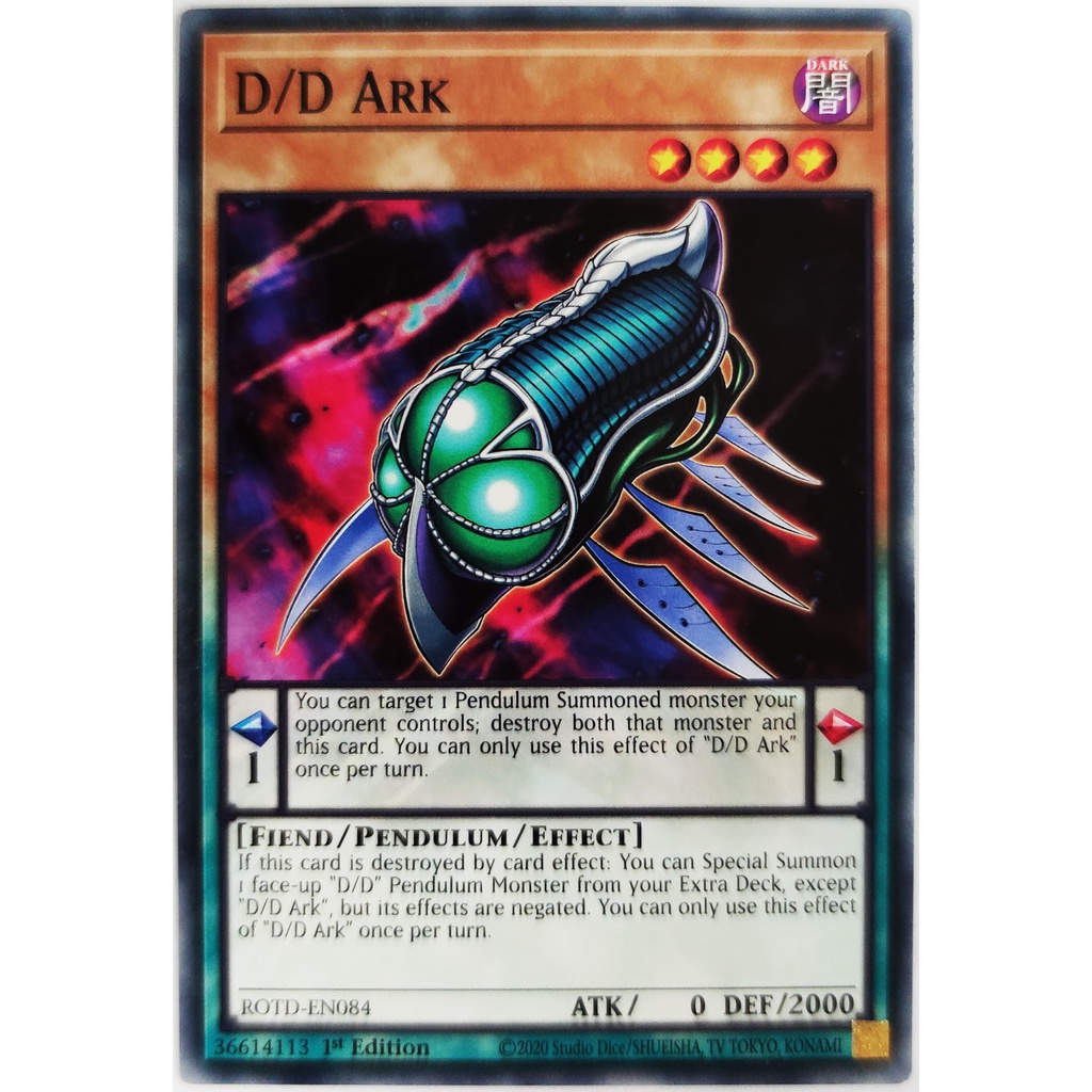 [Thẻ Yugioh] D/D Ark |EN| Common
