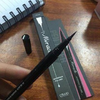 Bút dạ kẻ mắt Miracle Waterproof Pen Liner Cellio