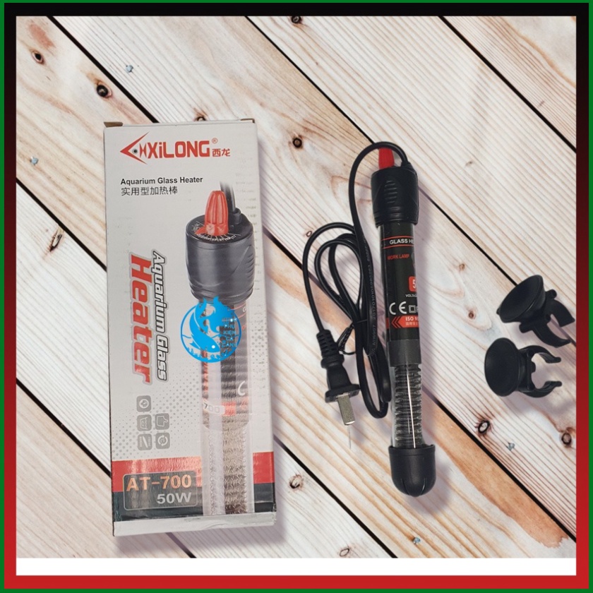 Sưởi Bể cá XILONG XL999, AT70 25W, 50W, 100W. 200W, 300W, 500W Sưởi INOX, Thuỷ Tinh HAKA AQUARIUM