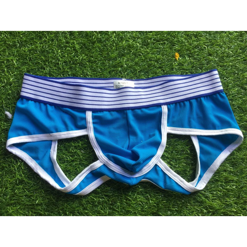 [free ship 50k + che tên đơn hàng] QUẦN LÓT NAM TAM GIÁC HỞ MÔNG TAM GIÁC LƯỚI (HÌNH THẬT)