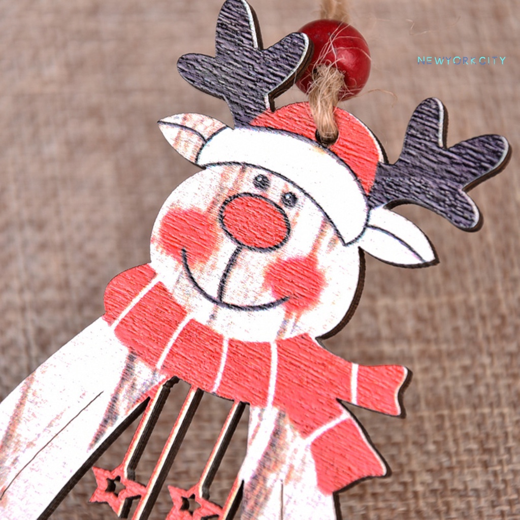 Nến Gỗ Họa Tiết Giáng Sinh Trang Trí Cây Thông